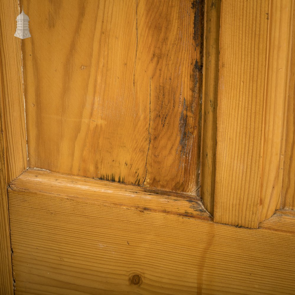 Paneled Internal Door, 9 Panel Pine with Moulded Rails