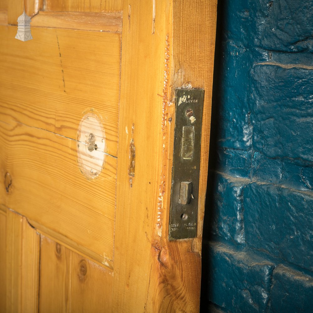 Paneled Internal Door, 9 Panel Pine with Moulded Rails