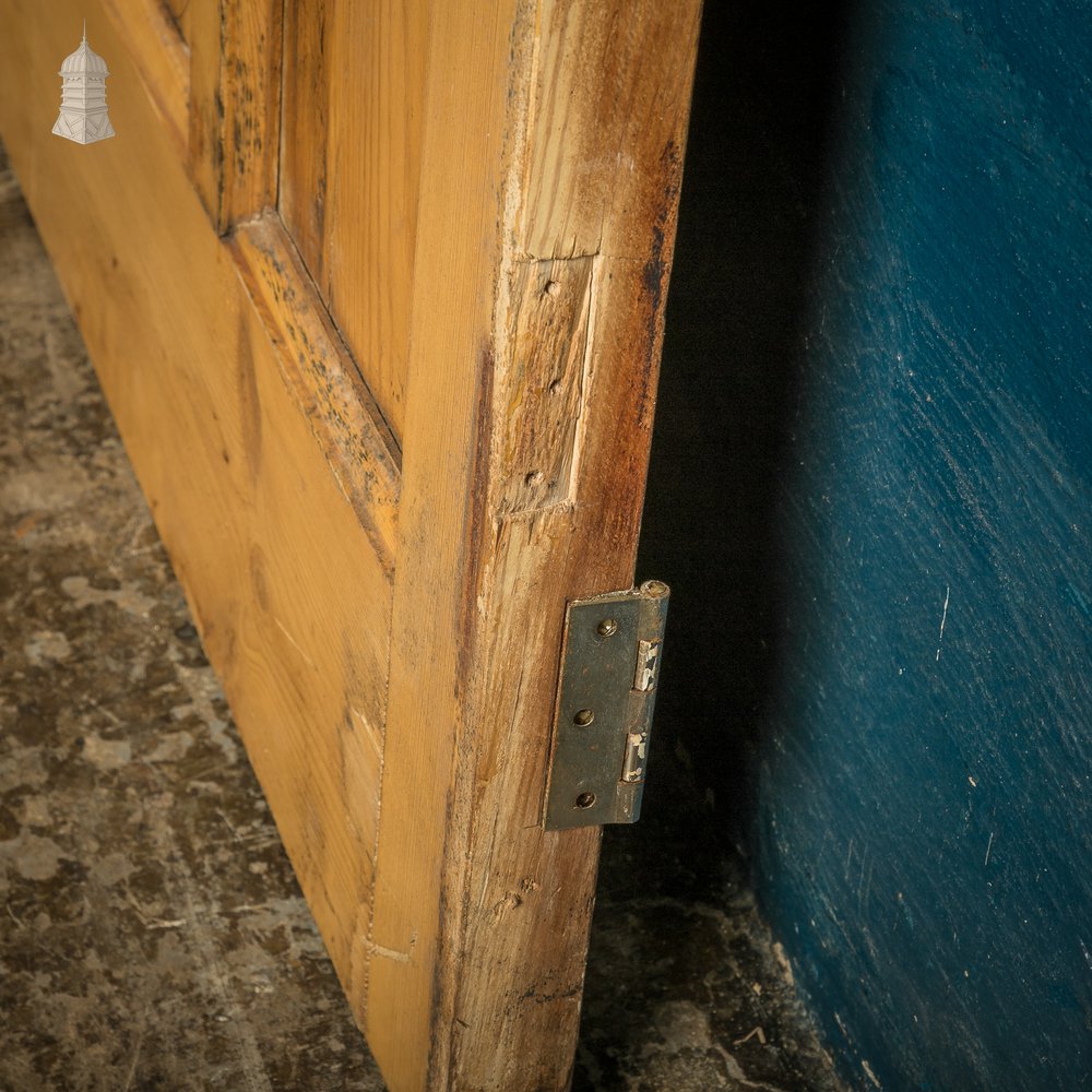 Paneled Internal Door, 9 Panel Pine with Moulded Rails