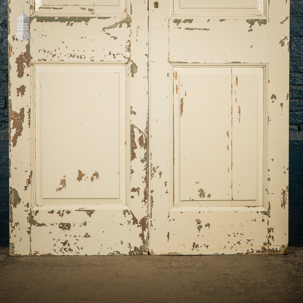Three-panel Cupboard Doors, Pair