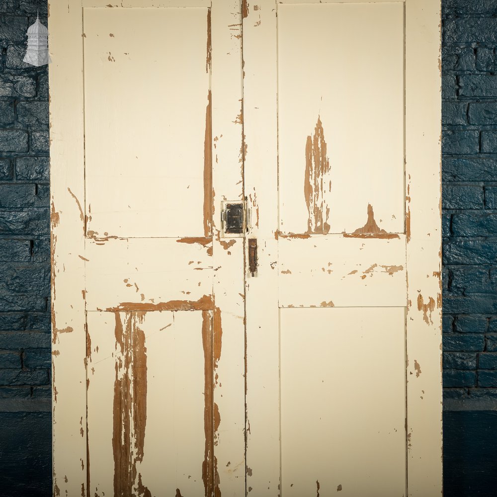 Three-panel Cupboard Doors, Pair