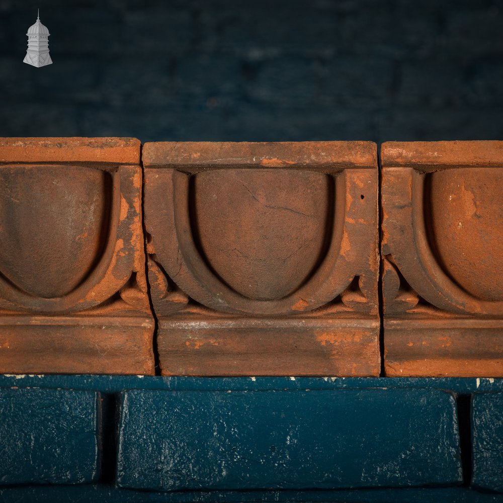 Egg & Dart Header Bricks, Batch of 55 - A Run of 8.5 Metres