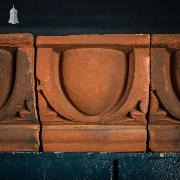 Egg & Dart Header Bricks, Batch of 55 - A Run of 8.5 Metres