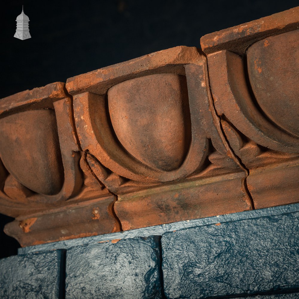 Egg & Dart Header Bricks, Batch of 55 - A Run of 8.5 Metres