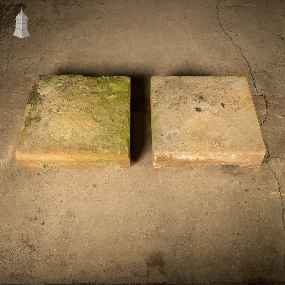 4 Way Weathered Pier Caps, Pair