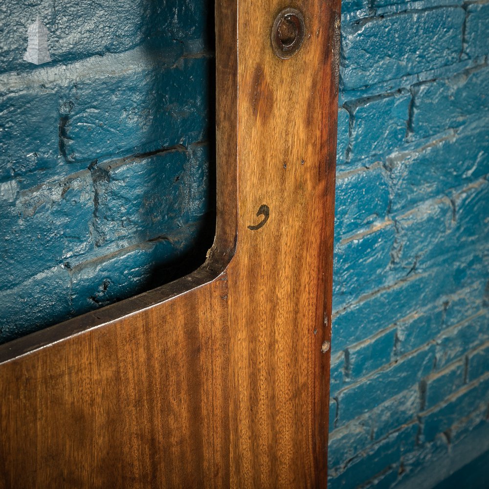 Reclaimed Iroko Worktop, 2.4m Long with Sink Cut Out