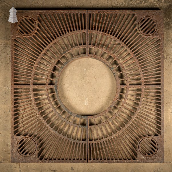 Pavement Root Guard for Trees, Cast Iron