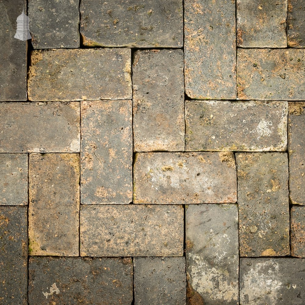 Staffordshire Stable Bricks, Worn Blue Stable Paver Blocks, Batch of 200 - 5 Square Metres