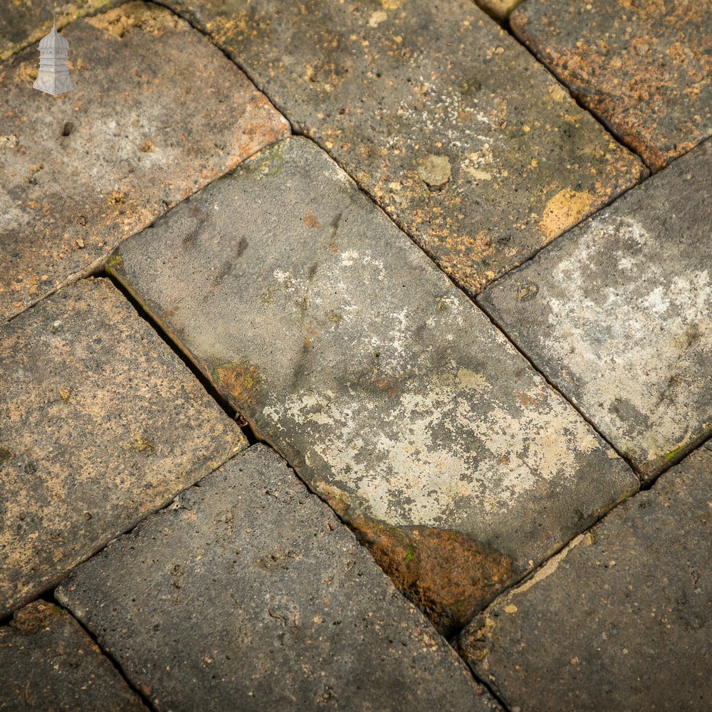 Staffordshire Stable Bricks, Worn Blue Stable Paver Blocks, Batch of 200 - 5 Square Metres