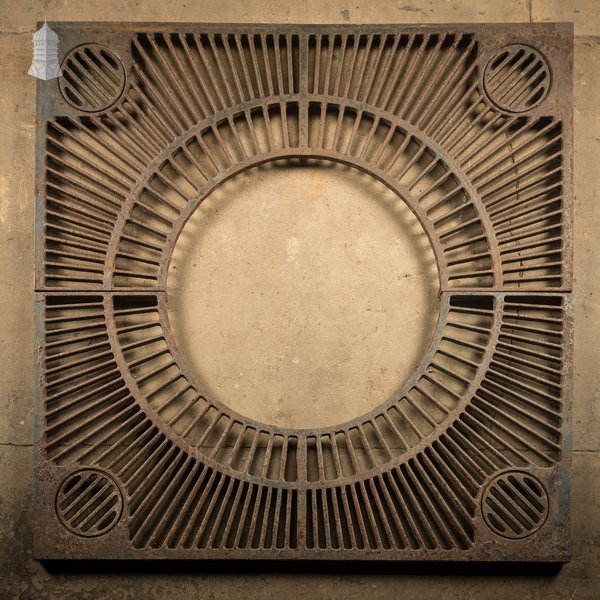 Pavement Root Guard for Trees, Cast Iron