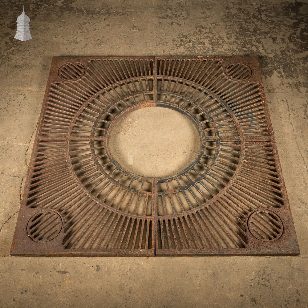 Pavement Root Guard for Trees, Cast Iron