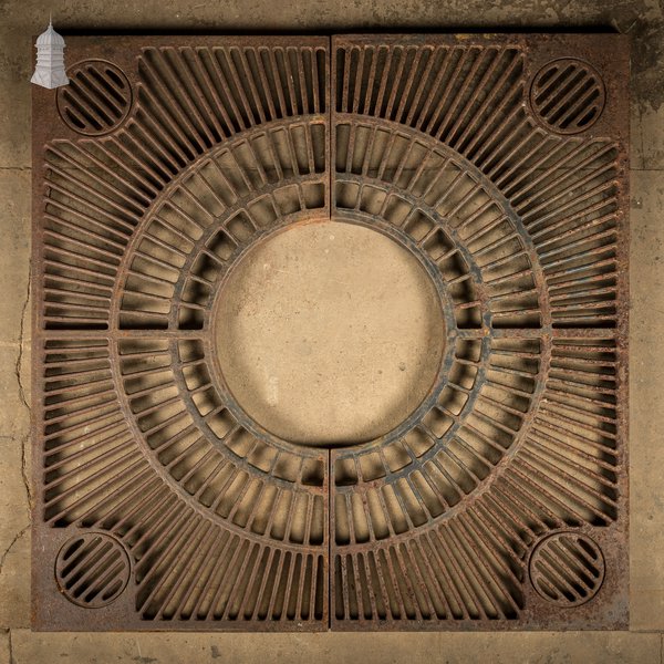 Pavement Root Guard for Trees, Cast Iron