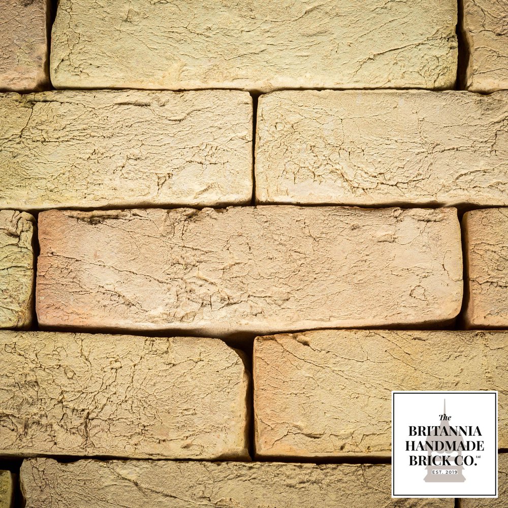 2.5 Inch 'BRITANNIA Buff' Hand Made 2½" Buff Bricks