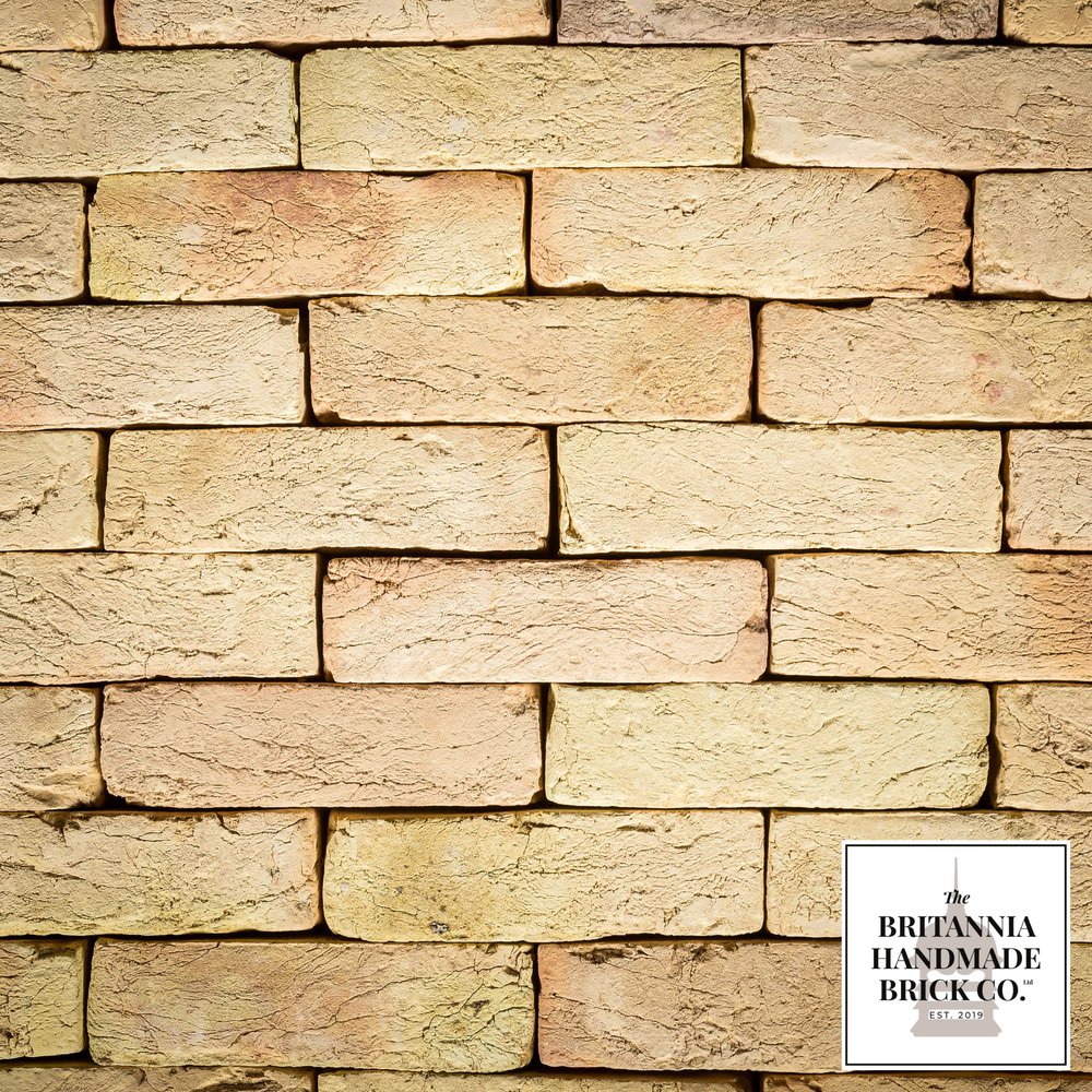 2.5 Inch 'BRITANNIA Buff' Hand Made 2½" Buff Bricks