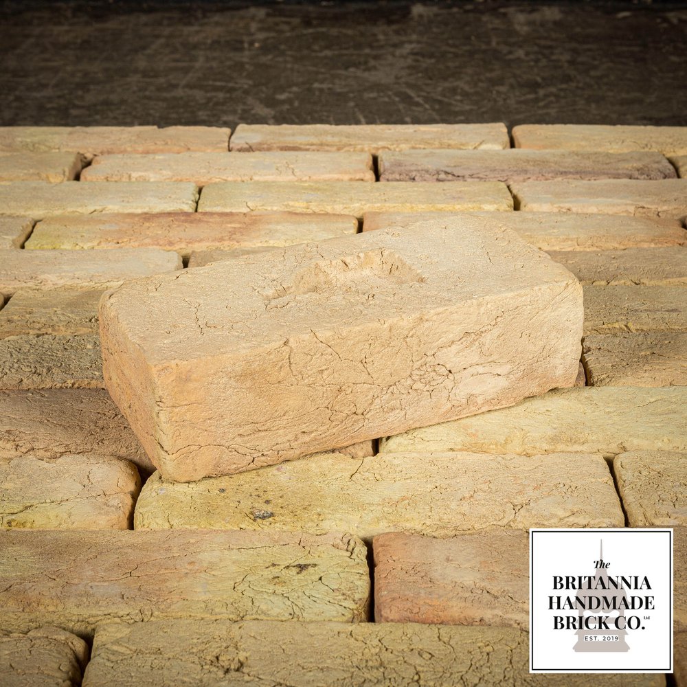 2.5 Inch 'BRITANNIA Buff' Hand Made 2½" Buff Bricks