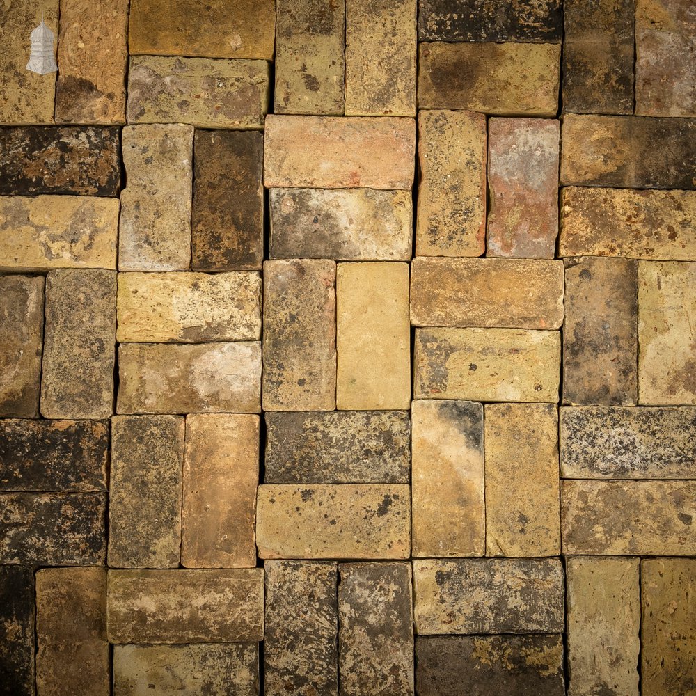 Reclaimed Buff Floor Bricks, Faces show signs of Period Wear and Distress, Batch of 820 – 42 Square Metres