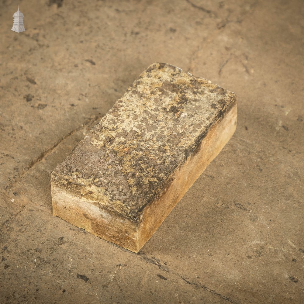 Reclaimed Buff Floor Bricks, Faces show signs of Period Wear and Distress, Batch of 820 – 42 Square Metres