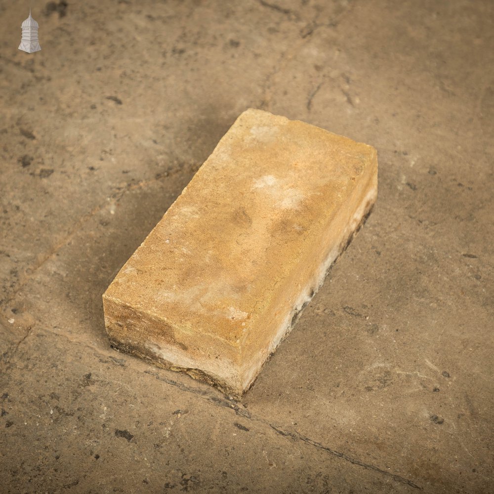 Reclaimed Buff Floor Bricks, Faces show signs of Period Wear and Distress, Batch of 820 – 42 Square Metres