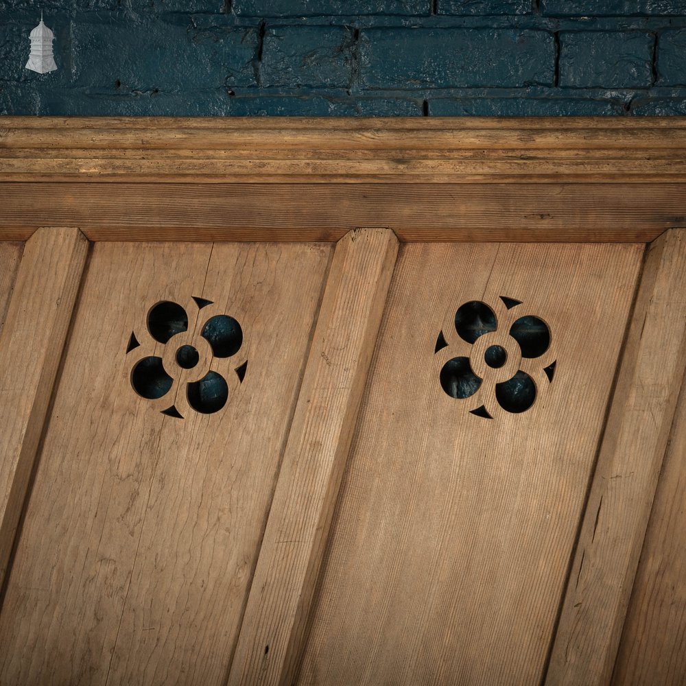 Victorian Staircase Panel, Pitch Pine