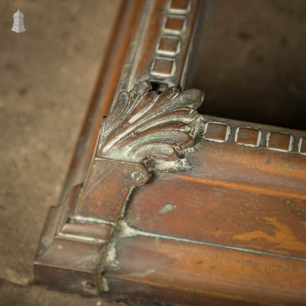 Copper Fireplace Fender, Edwardian Kerb Fender