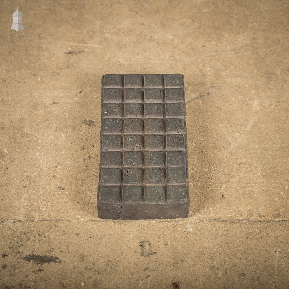 Chocolate Bar Pavers, Reclaimed 32 Block Stable Bricks, Staffordshire Blue Floor Bricks, Batch of 96 – 3.2 Square Metres