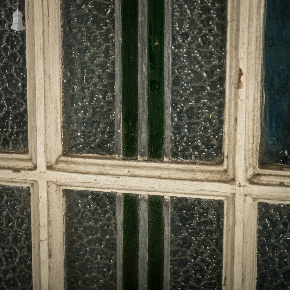 Glazed Pine Door, Stained Glass Textured Glazing