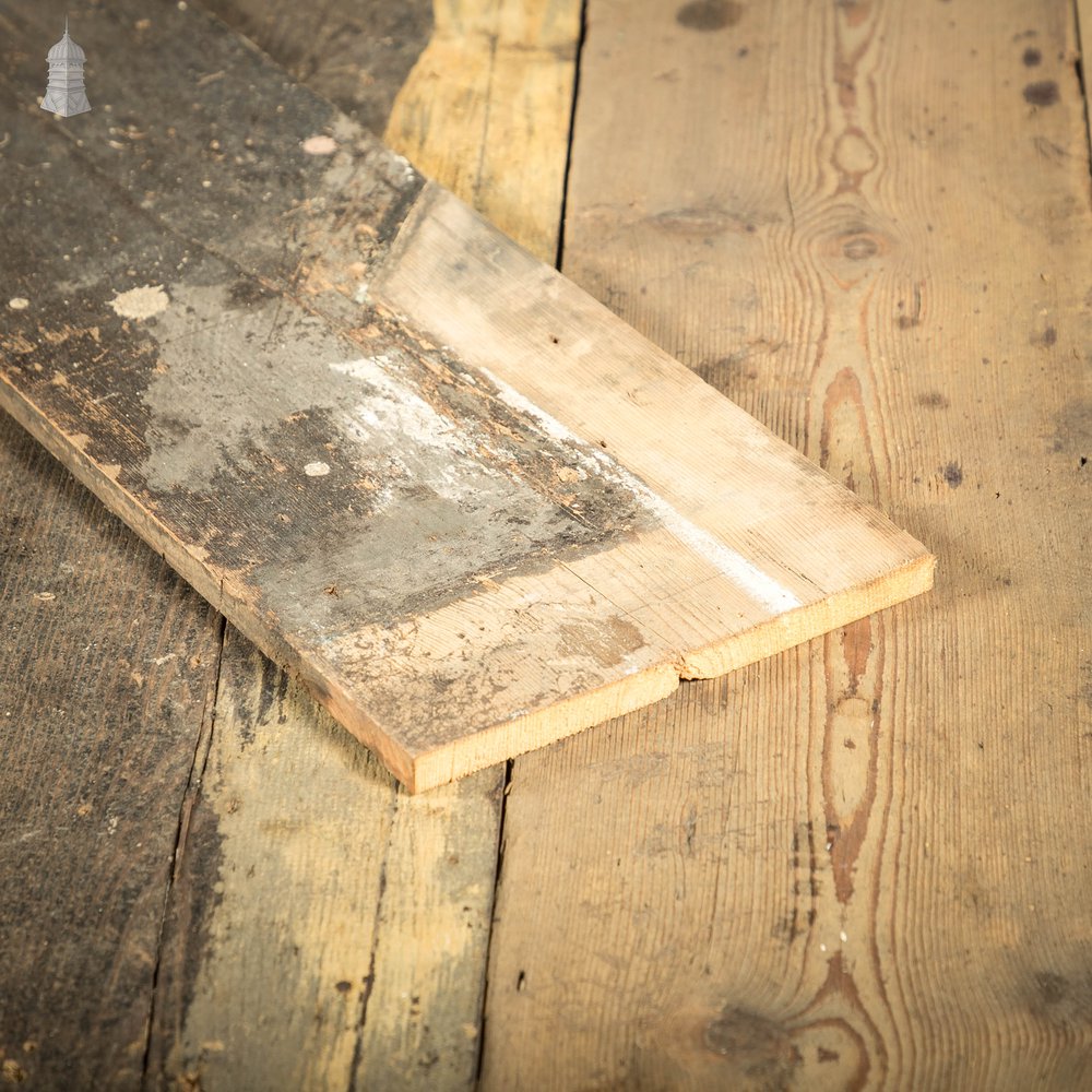 Reclaimed Pine Floorboards, 8.75" Wide Original Georgian Floorboards, Batch of 35 Square Metres