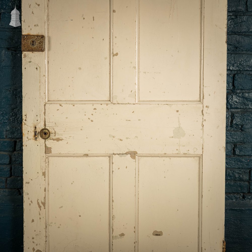 Pine Panelled Door, Moulded 4 Panel