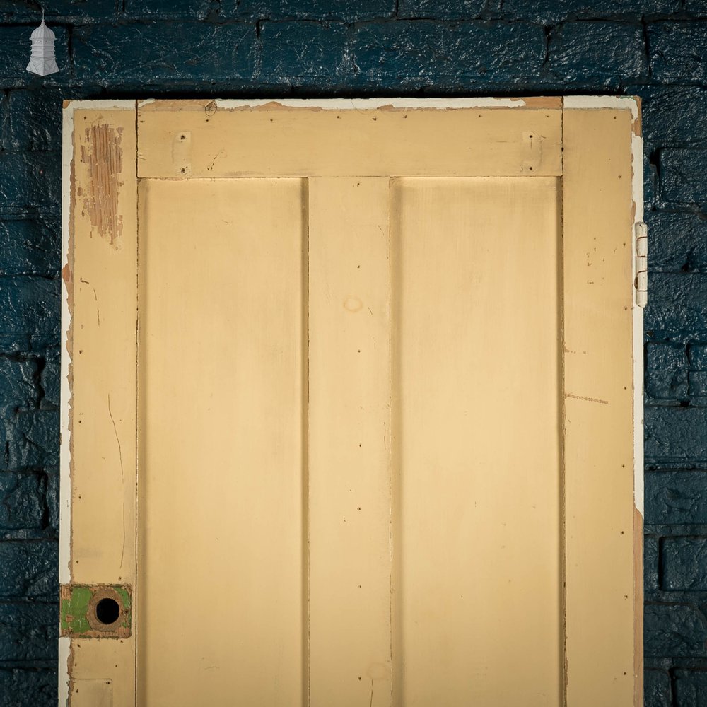 Pine Panelled Door, 4 Panel White Painted