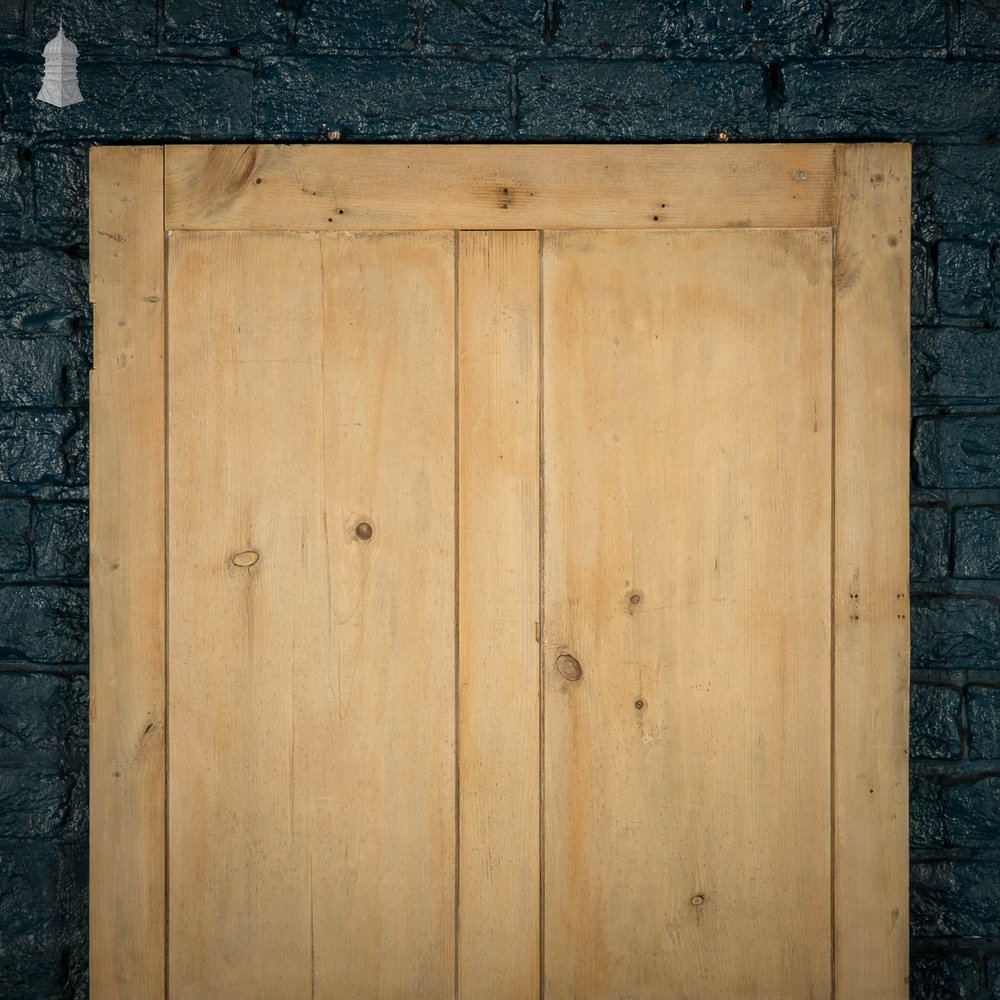 Pine Panelled Door, Stripped Moulded 4 Panel