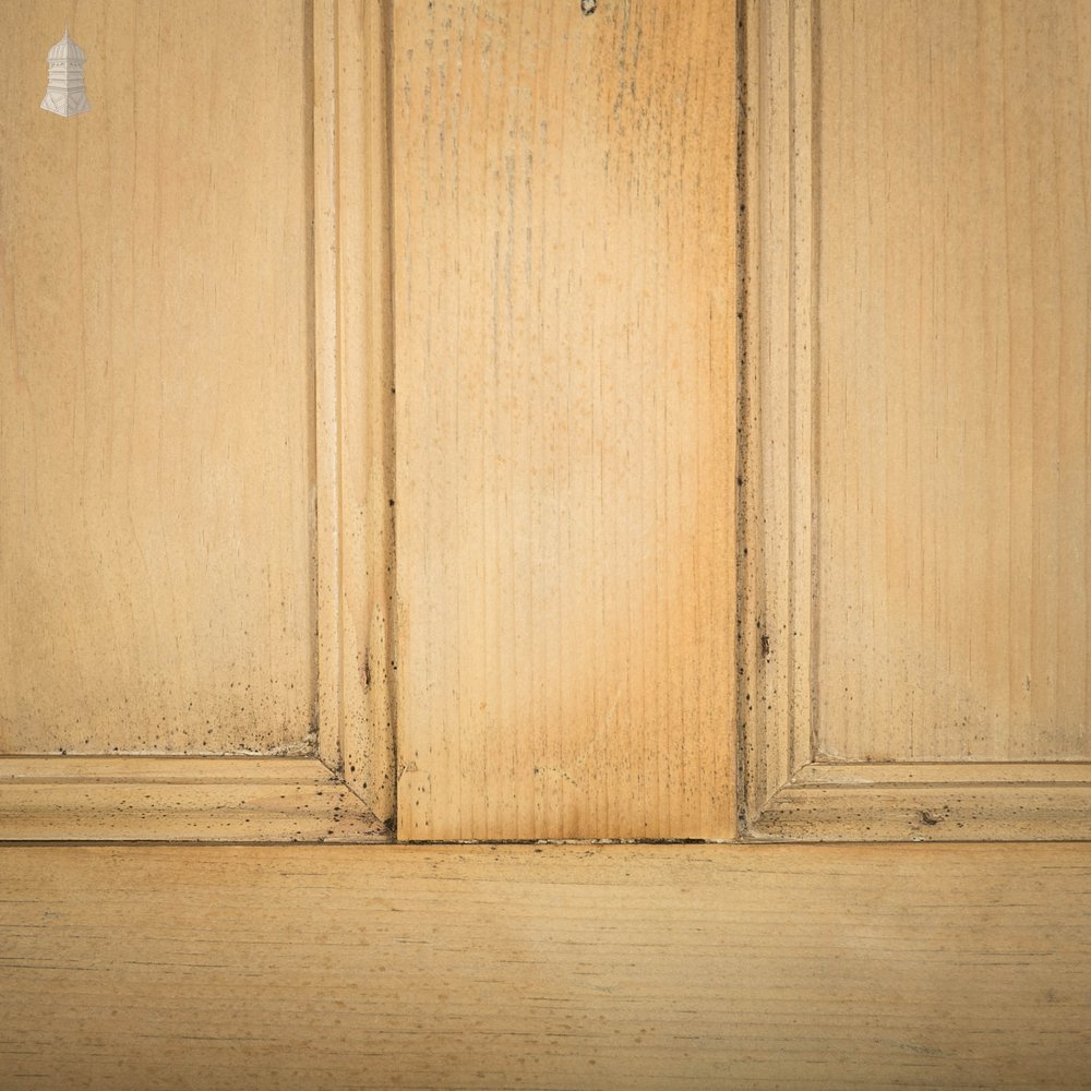 Pine Panelled Door, Stripped Moulded 4 Panel