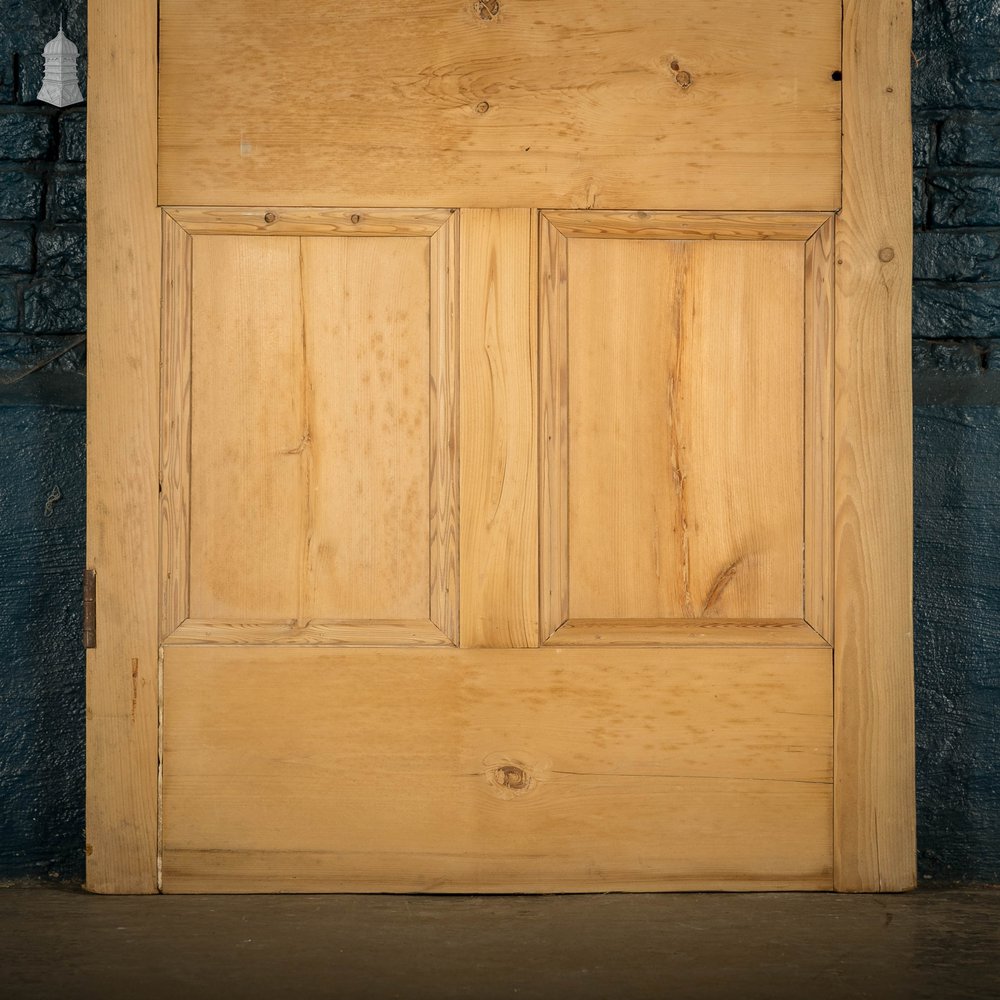 Half Glazed Door, 3 Panel, Fluted Glass