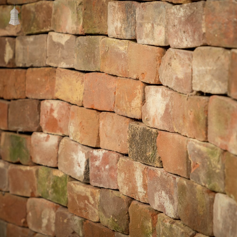 Red Brick Headers, Batch of 705 Reclaimed Norfolk Red Header Bricks