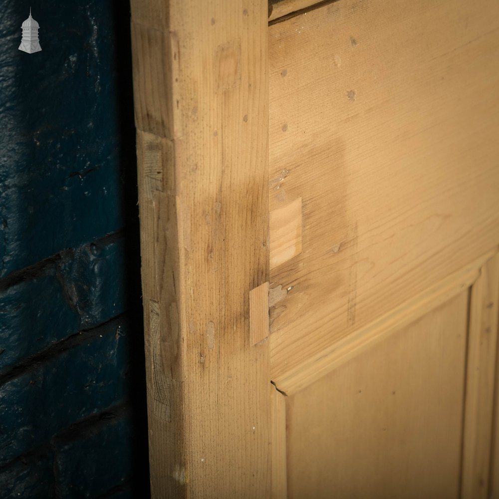 Half Glazed Door, Stripped Panelled Pine