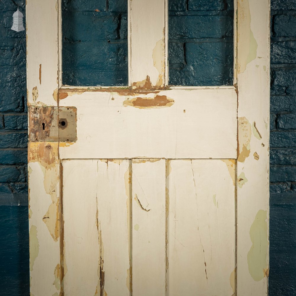 Half Glazed Door, 4 Panel Pine