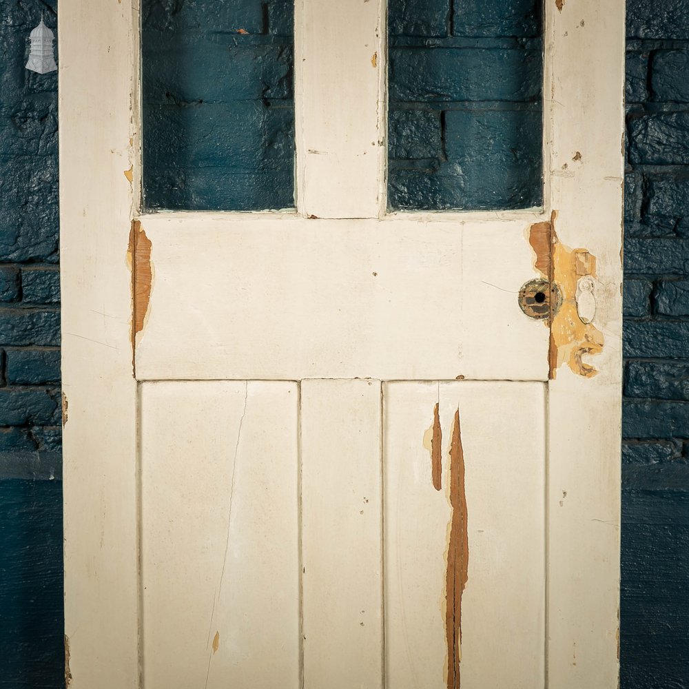 Half Glazed Door, 4 Panel Pine