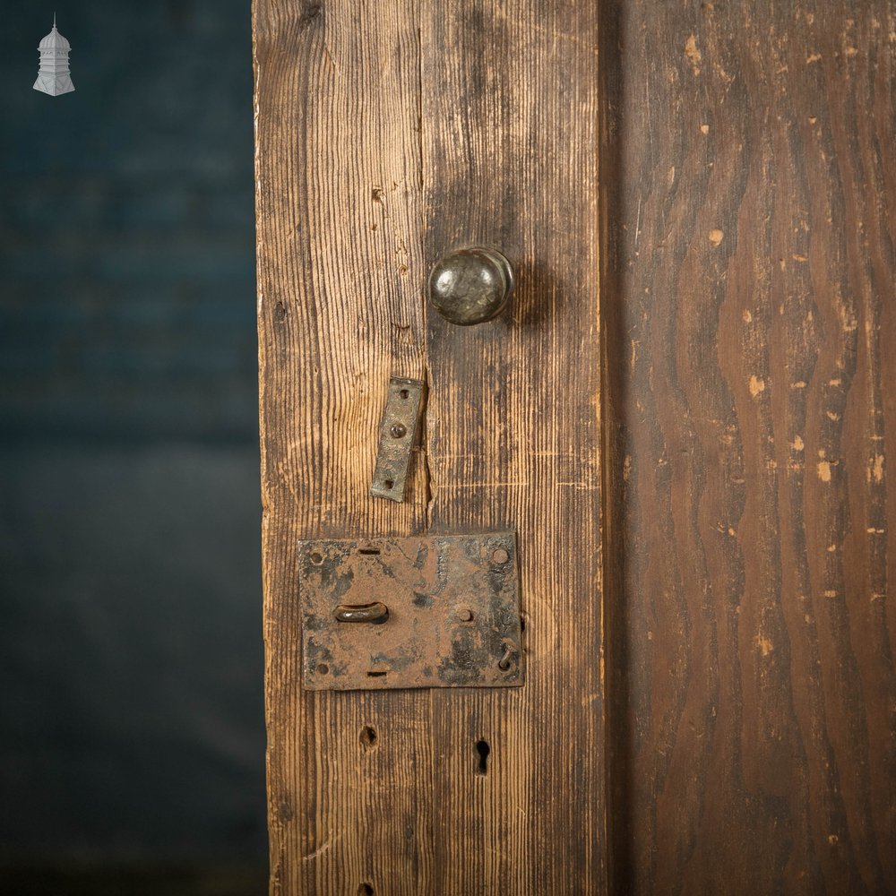 Pine Industrial Cupboard, Small Workshop Cabinet