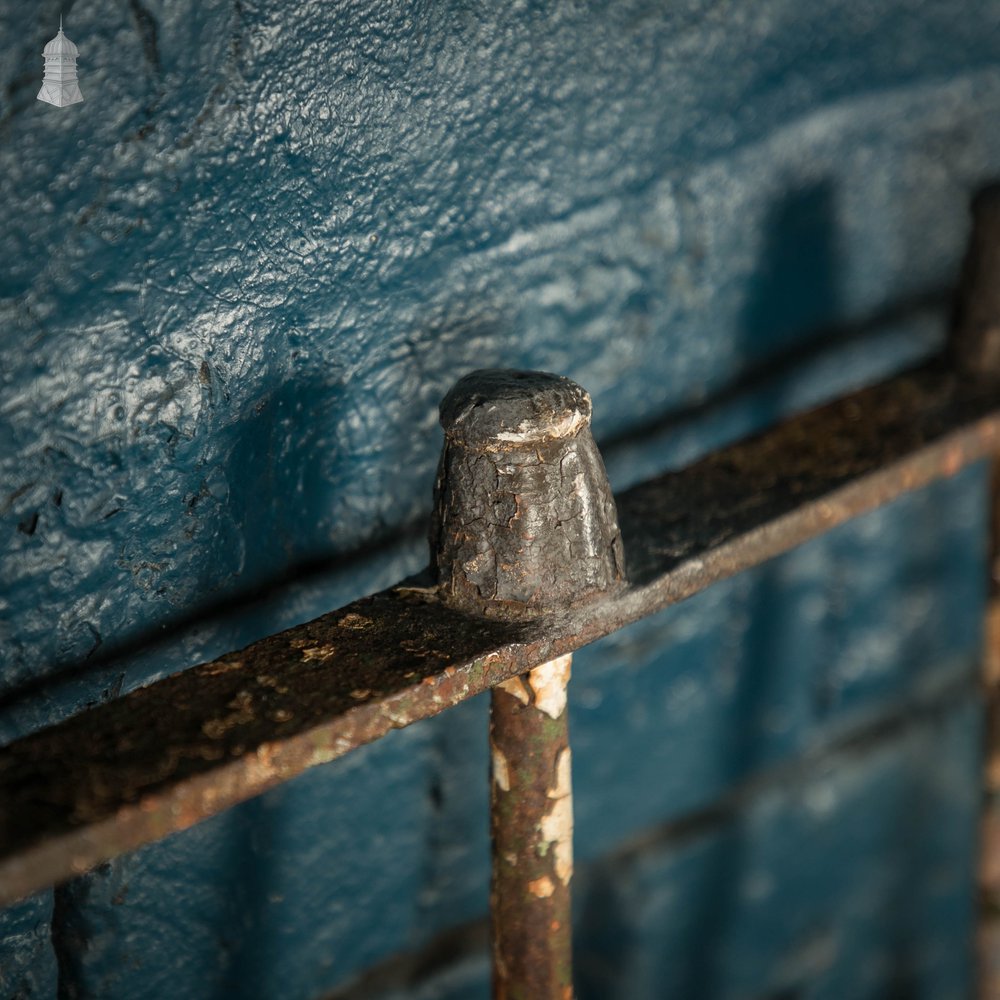 Wrought Iron Gate, Fleur-de-lis Finials