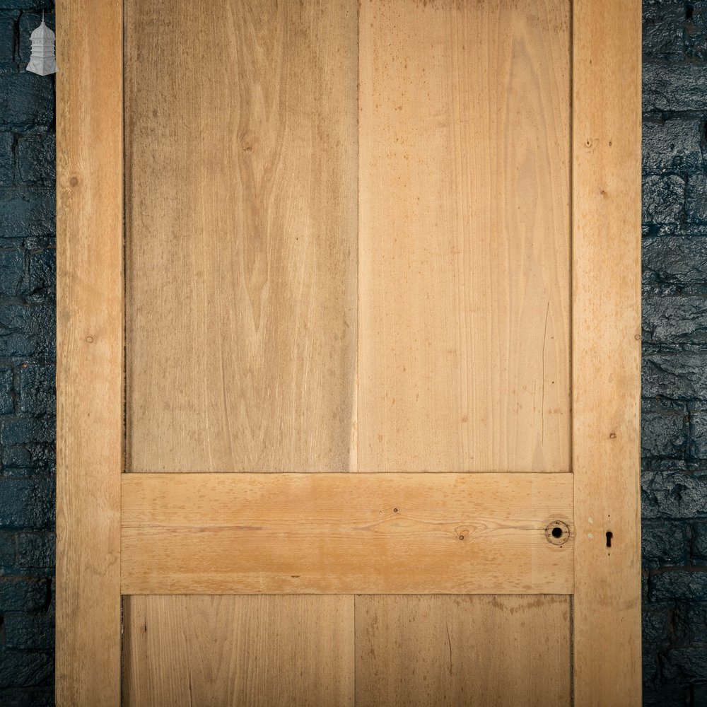 Pine Paneled Door, 2 Panel Shaker Style