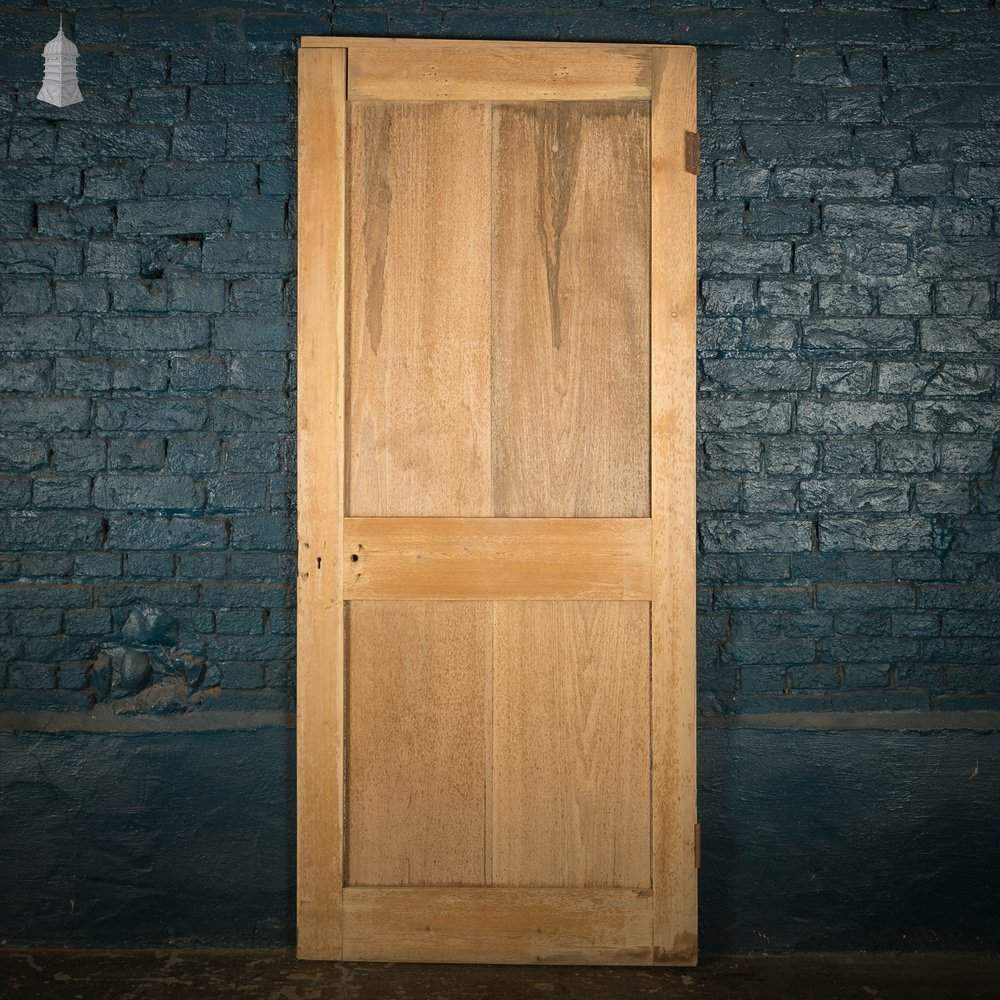 Pine Paneled Door, 2 Panel Shaker Style