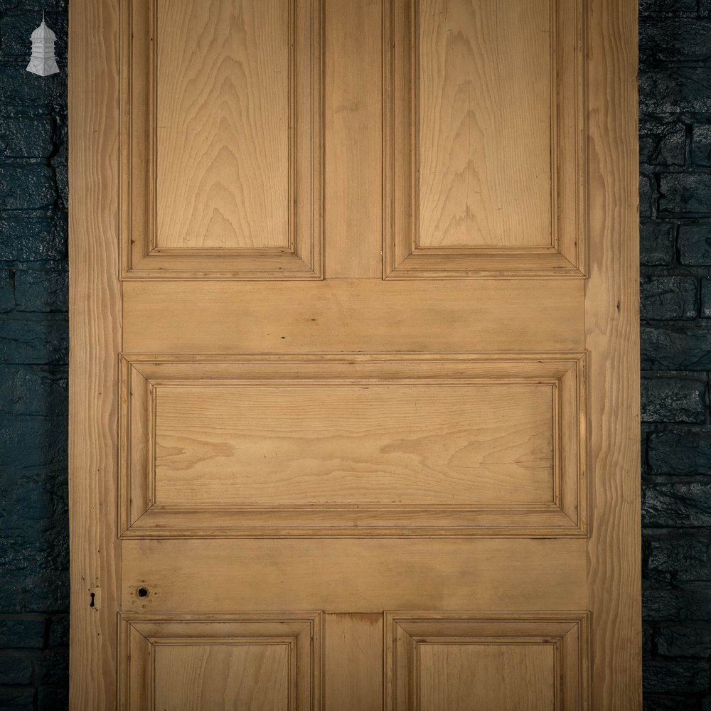 Pine Panelled Door, 5 Moulded Panel