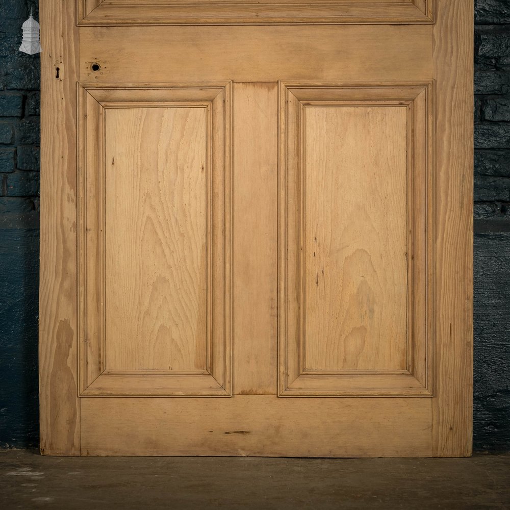 Pine Panelled Door, 5 Moulded Panel