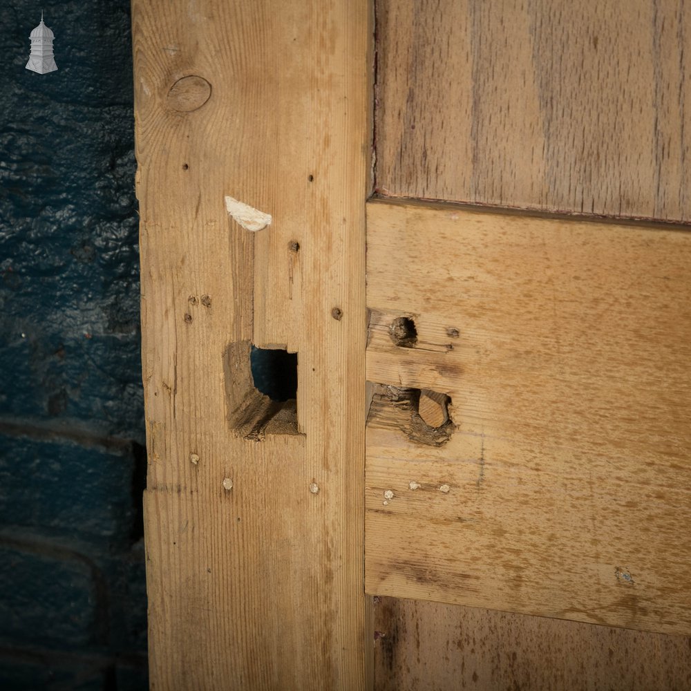 Pine Panelled Door, 2 Panel Shaker Style