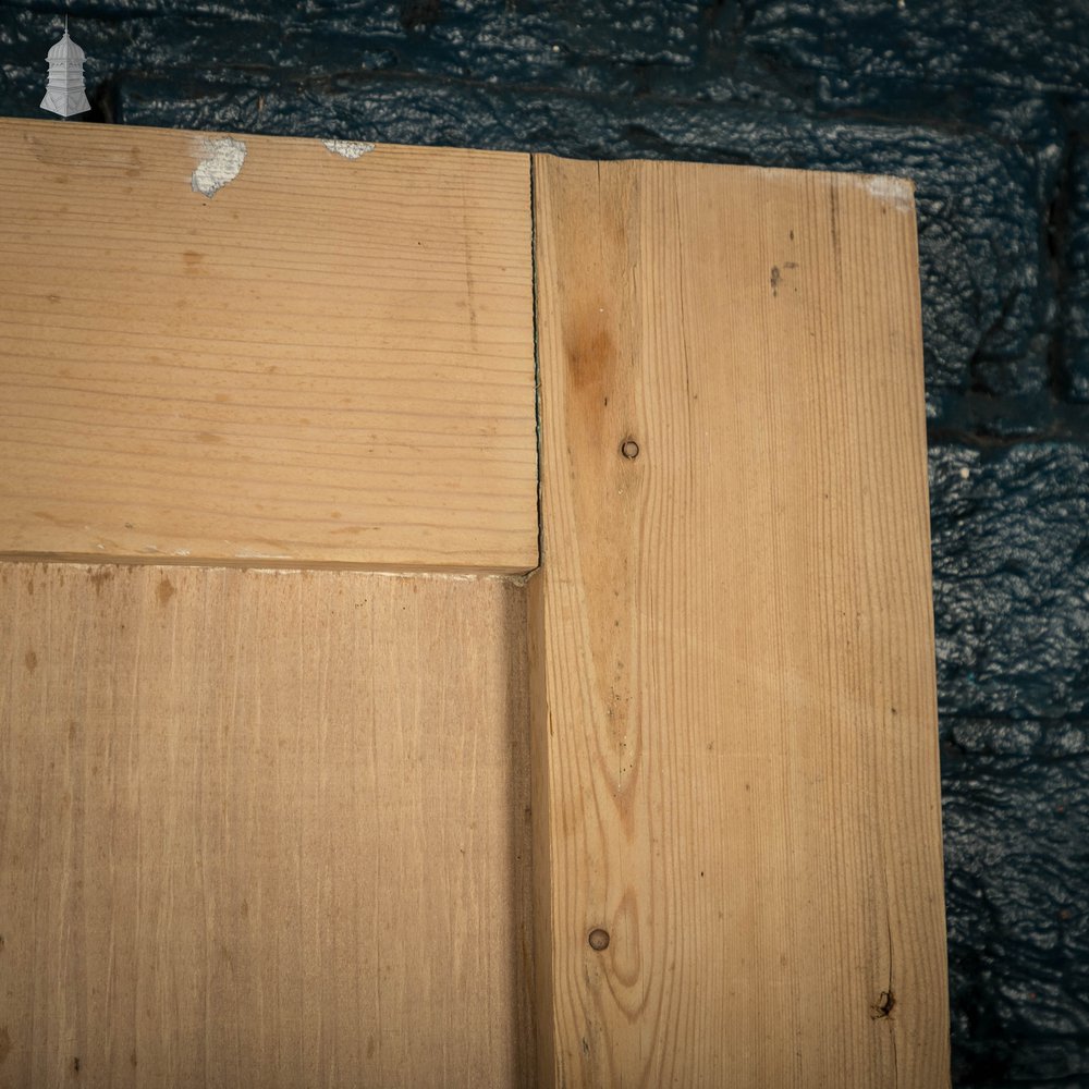 Pine Panelled Door, 2 Panel Shaker Style