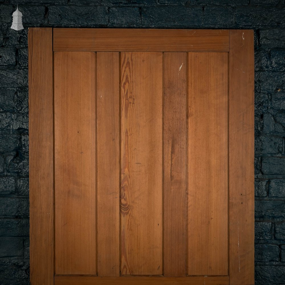 Pitch Pine Panelled Door, 6 Panel