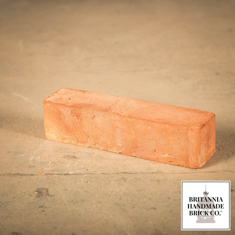 9 x 2 1/4" Handmade Red Floorbrick, Period Style 9 x 2.25 Inch Floor Brick