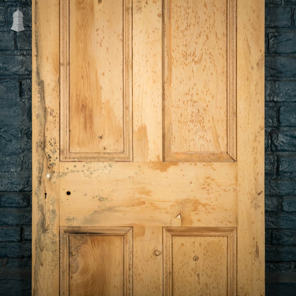 Pine Panelled Door, Victorian Style 4 Panel