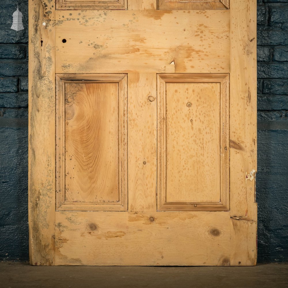 Pine Panelled Door, Victorian Style 4 Panel