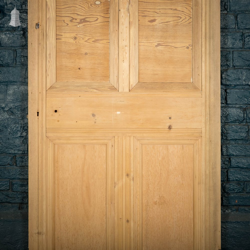 Half Glazed Door, Moulded Pine 5 Panel