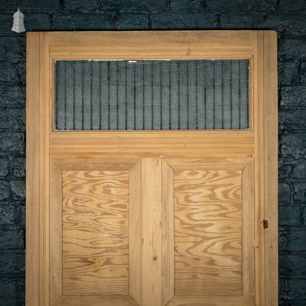 Half Glazed Door, Moulded Pine 5 Panel